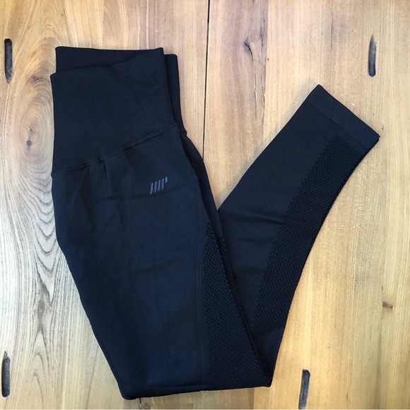 NWT MP MyProtein Black Luxe Seamless Leggings - Picture 4 of 10
